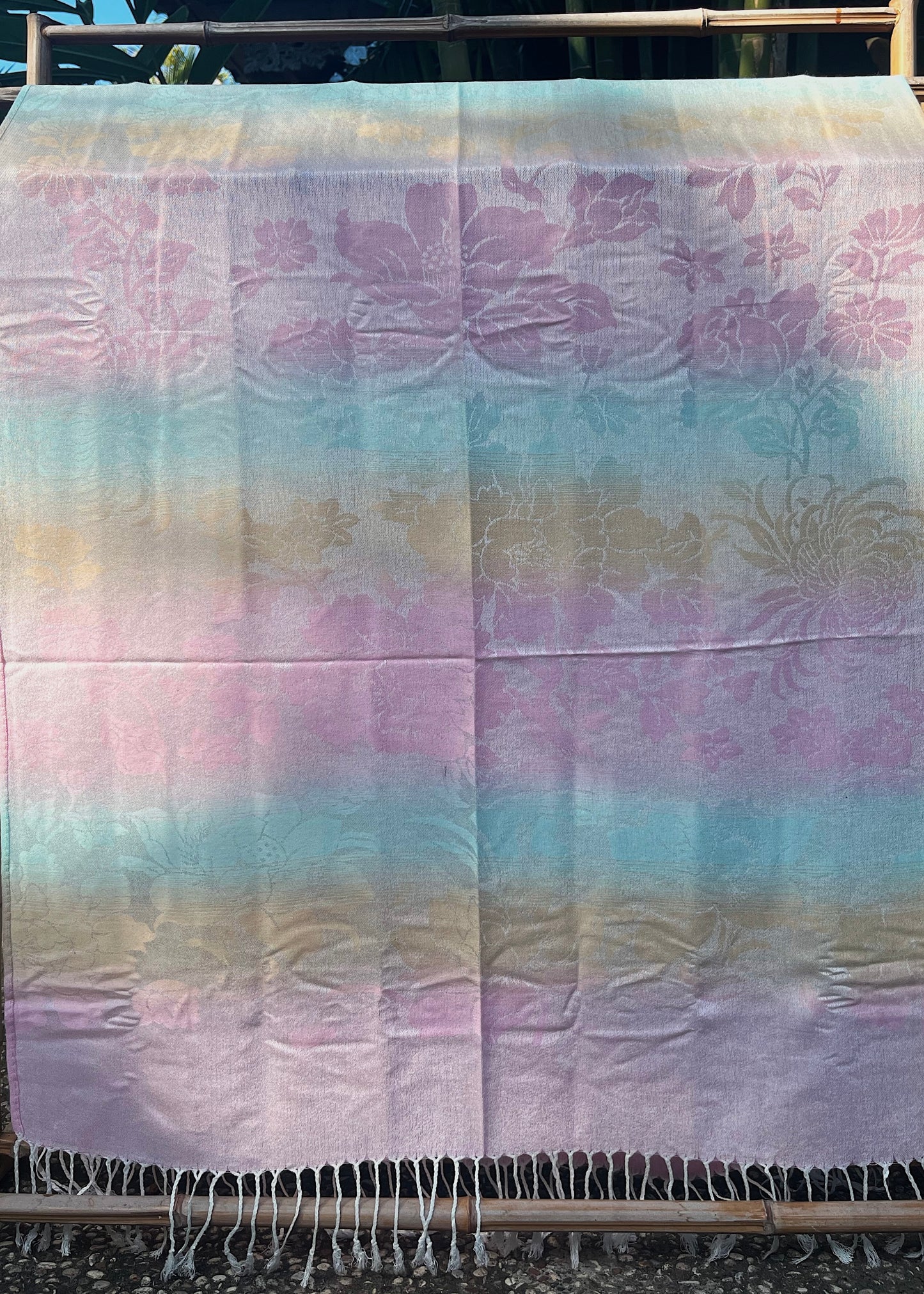 PASTEL RAINBOW CASHMERE PASHMINA