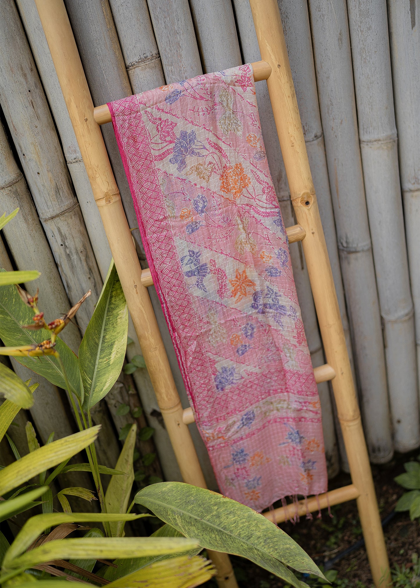 BLUSH PINK SILK SARONG