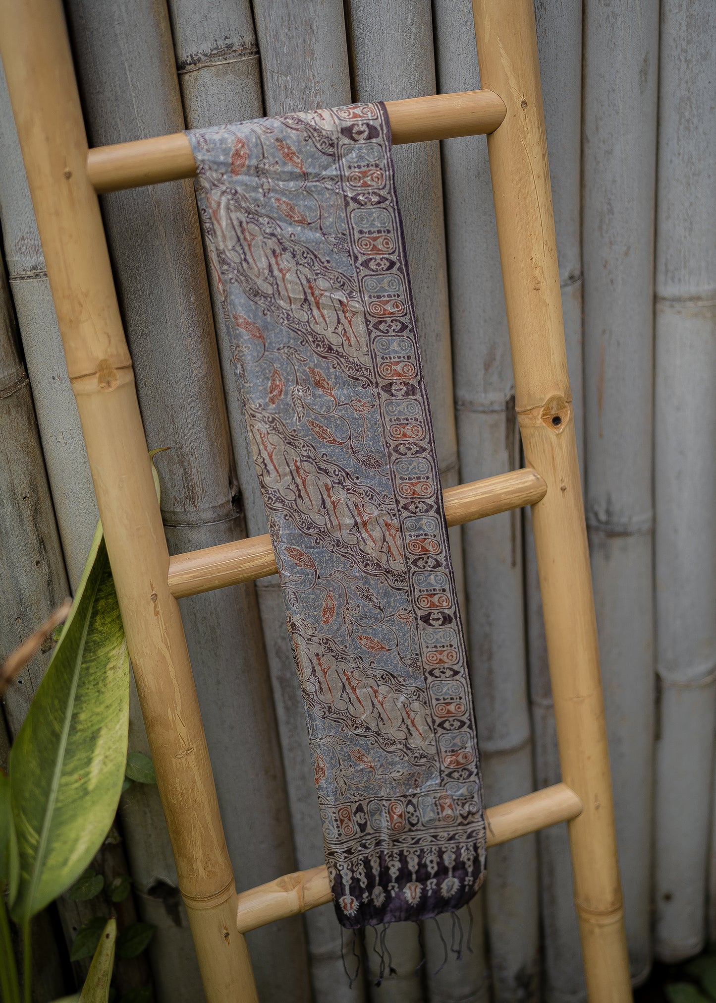 SMALL BABY BLUE SILK SCARF