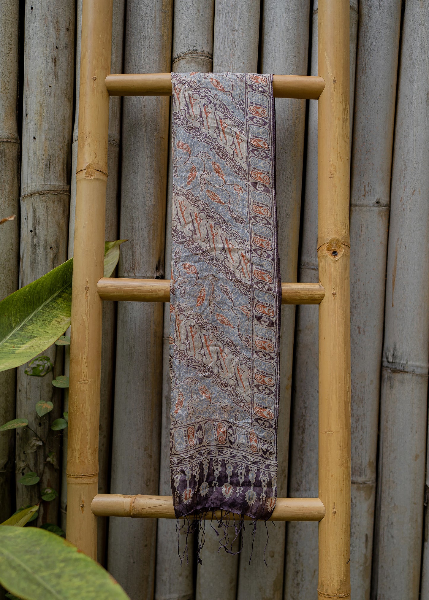 SMALL BABY BLUE SILK SCARF