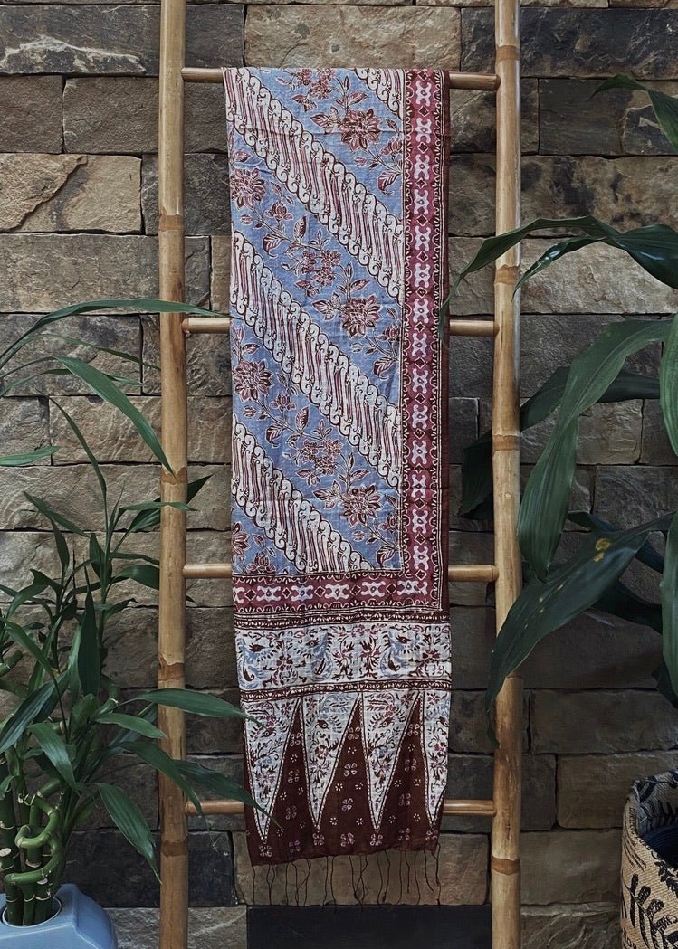 BABY BLUE SILK SARONG - Collective Sherpas