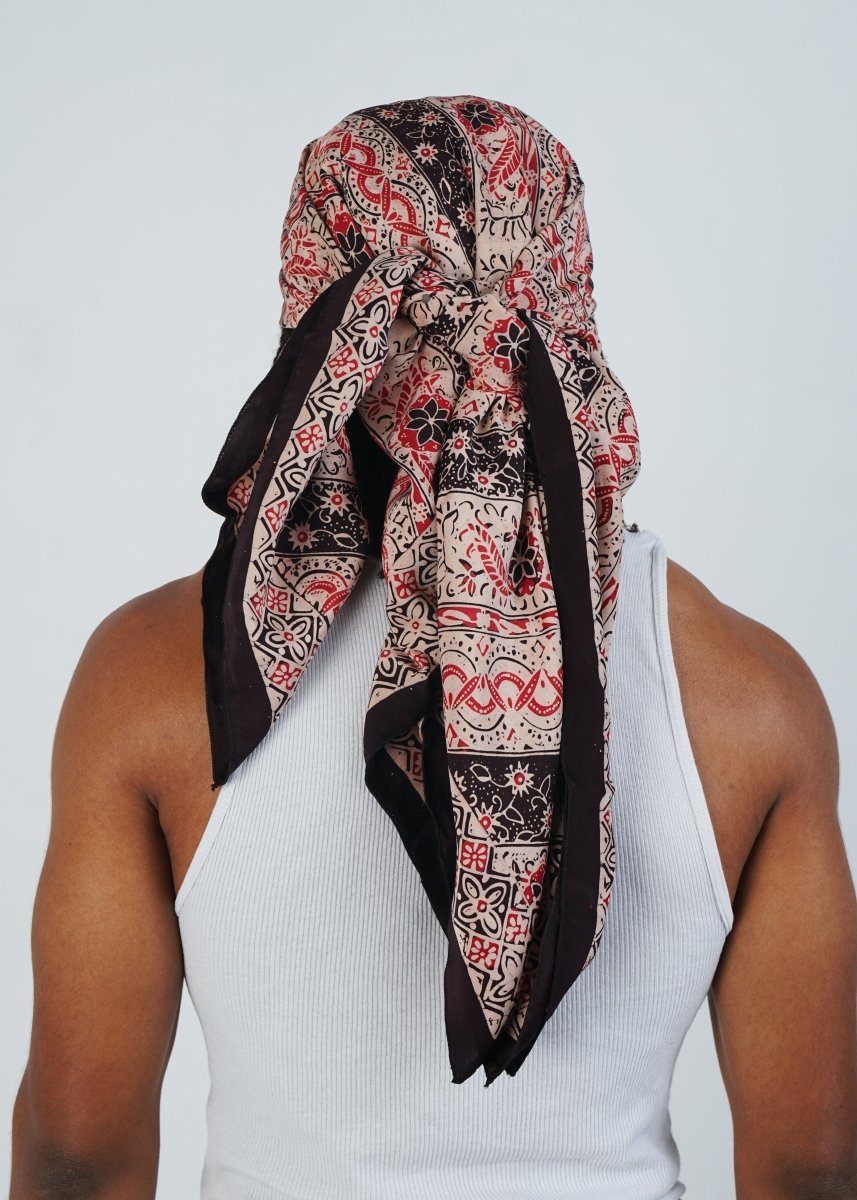 BLOOD RED REFINED SILK SQUARE - Collective Sherpas