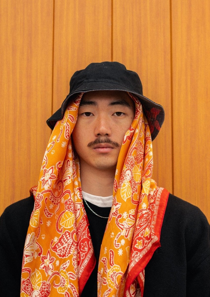 GOLD & CARDINAL SILK SQUARE (Copy) - Collective Sherpas