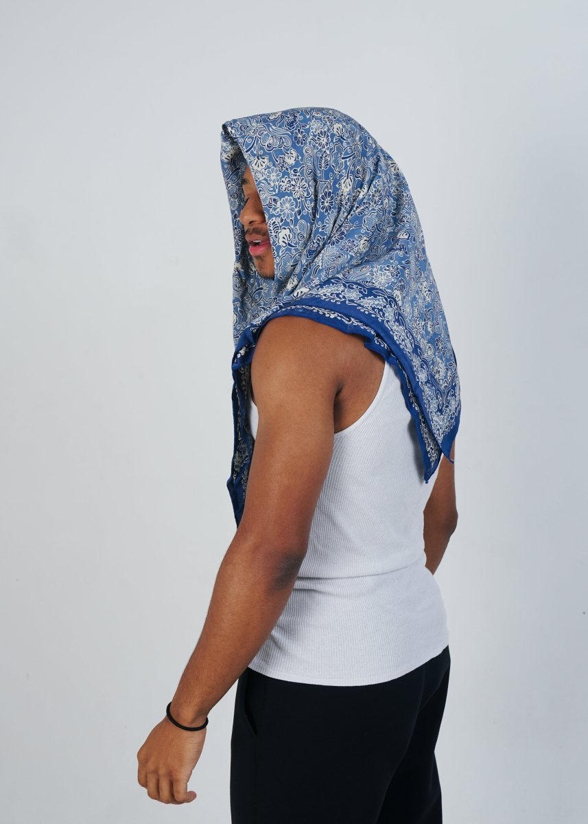 ULTRAMARINE BLUE REFINED SILK SQUARE - Collective Sherpas
