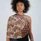 EARTHY BROWN REFINED SILK SQUARE
